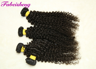 Natural Color Brazilian Yaki 8A Virgin Hair Curly Deep Wave For Black Woman