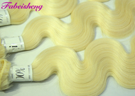 Les cheveux blonds de vague de corps de Vierge/ont coloré l'armure brésilienne de cheveux de fermeture de prolongements de cheveux